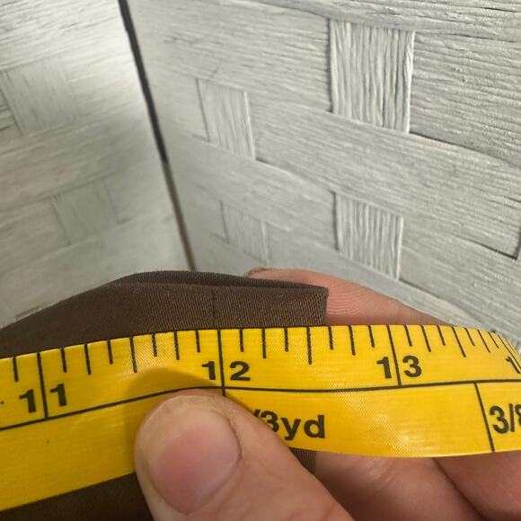 Calvin Klein women’s capris wide leg butterfly brown patch pockets fall - Picture 9 of 10